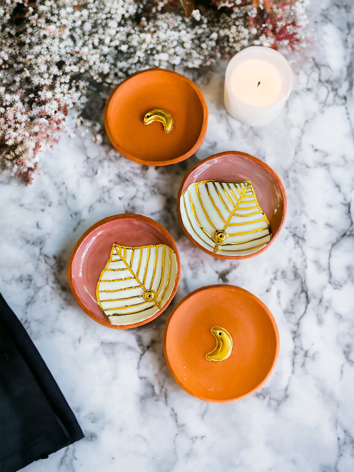 Terracotta Incense Holders