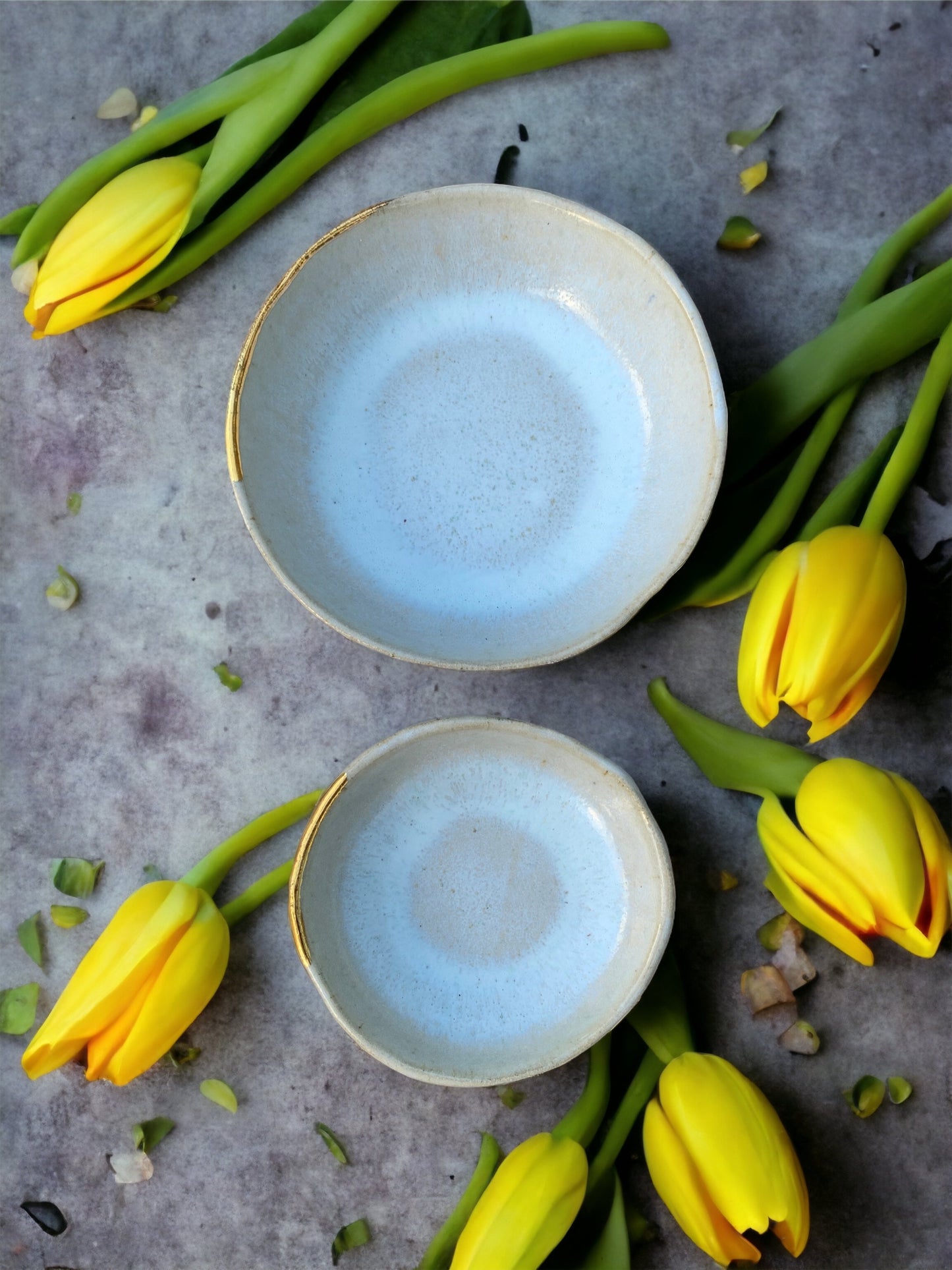 24K Gold Rim Nesting Set