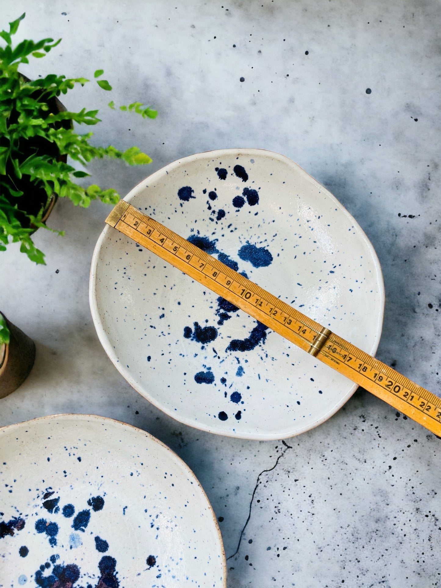Blue Splash Bowls (Pair of 2)