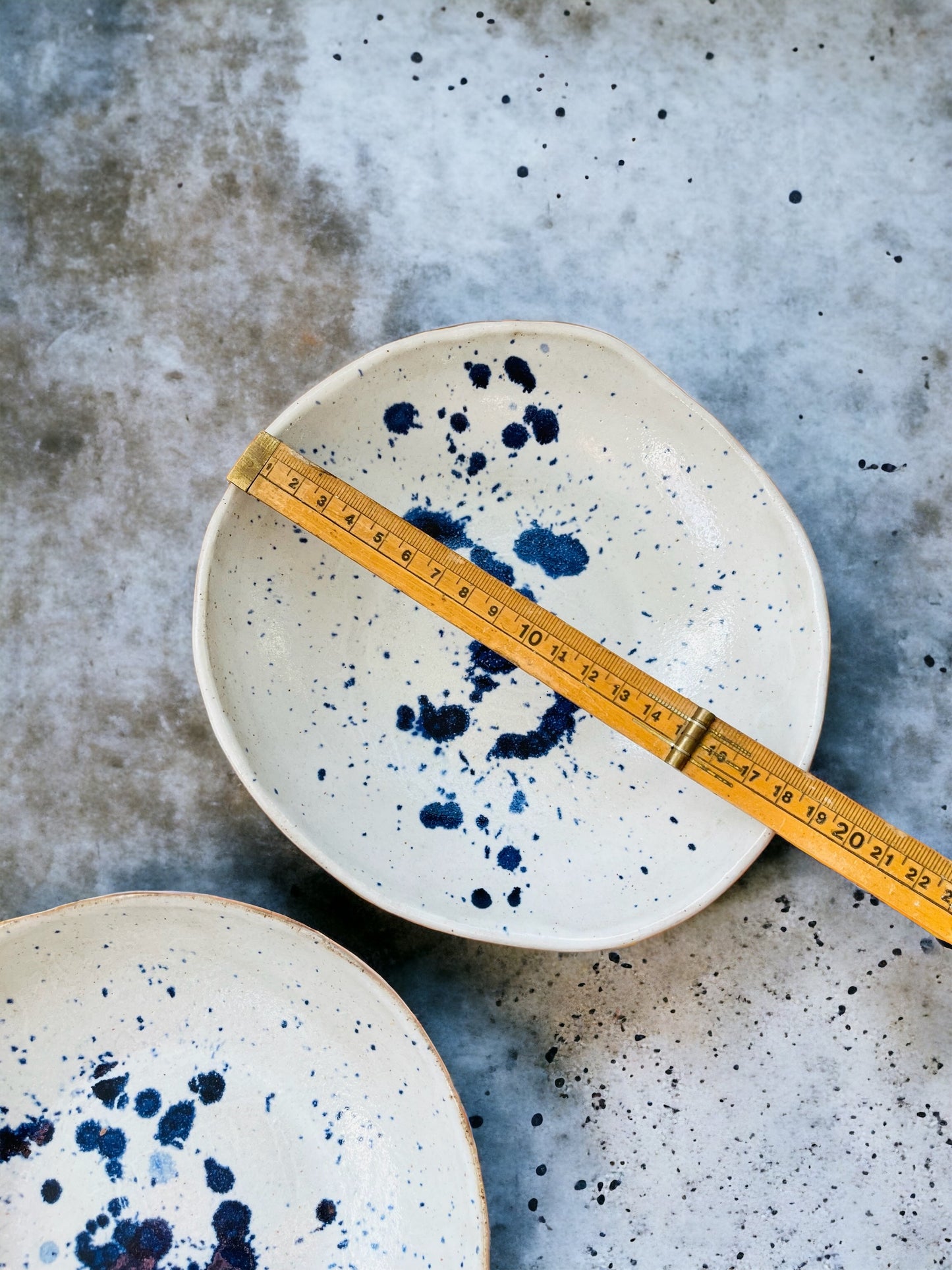Blue Splash Bowls (Pair of 2)