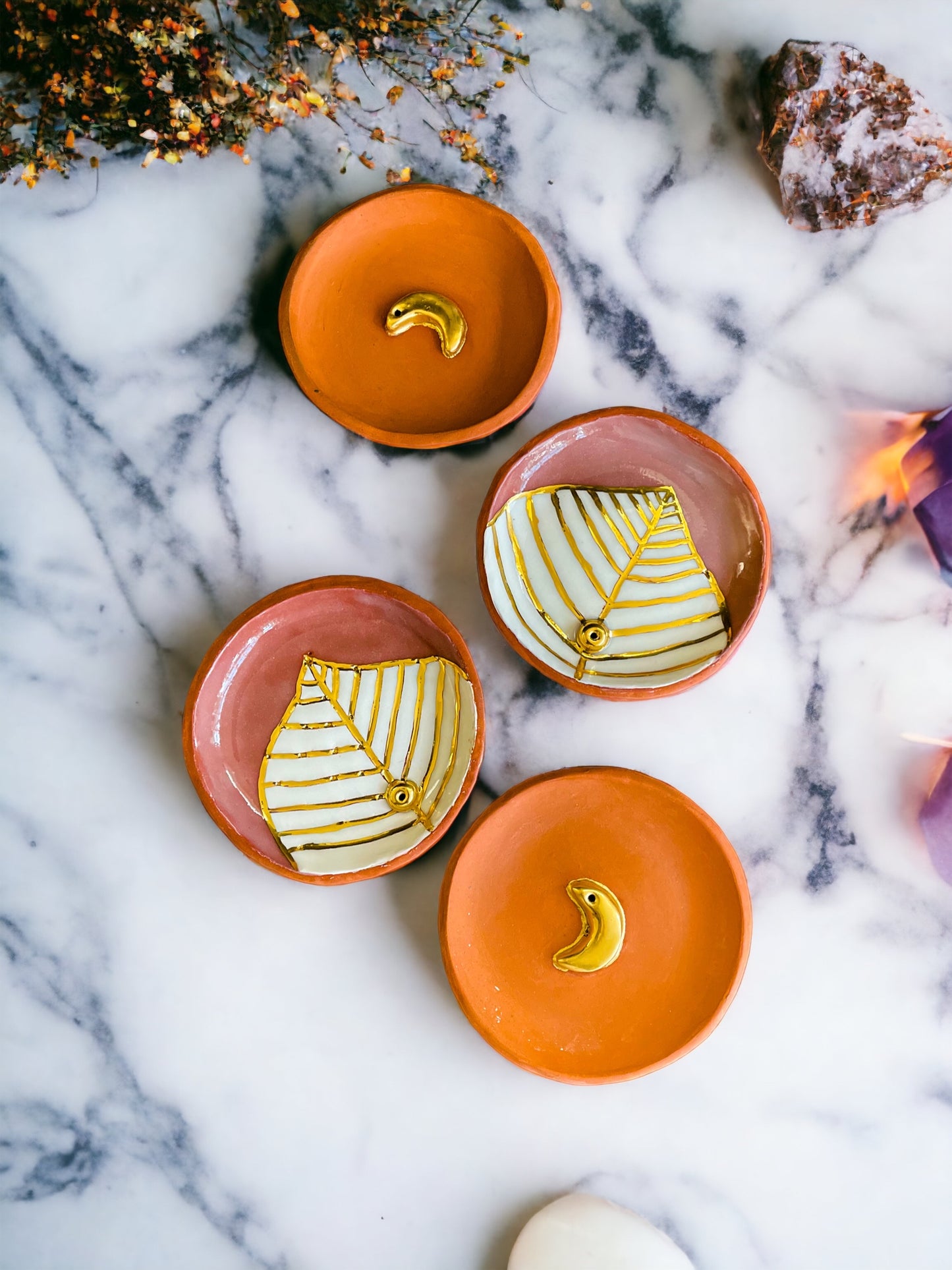 Terracotta Incense Holders