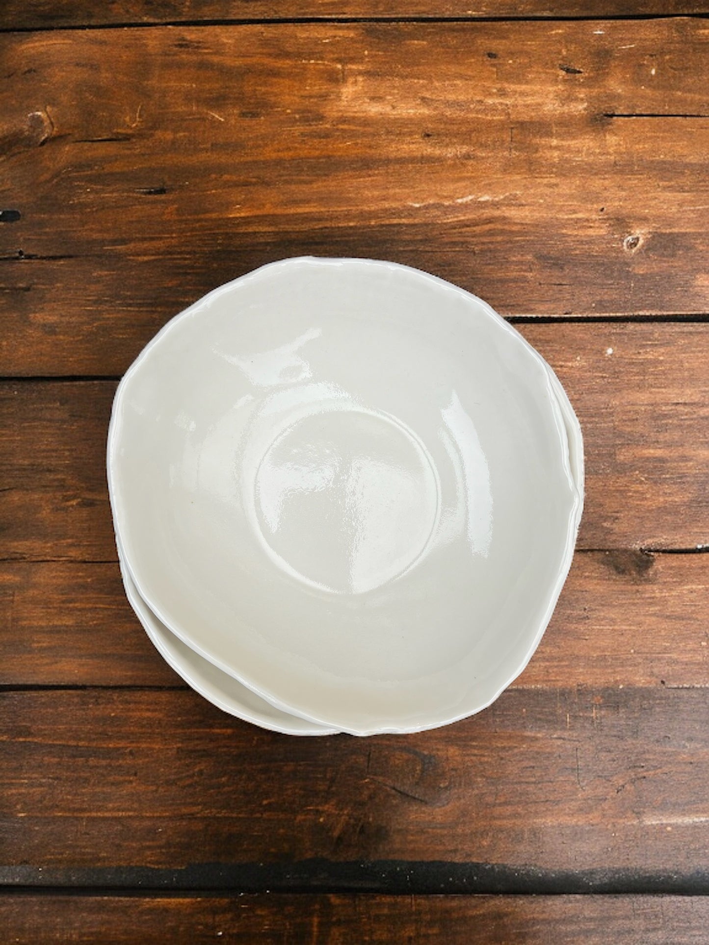 White Porcelain Bowls (Set of 3)