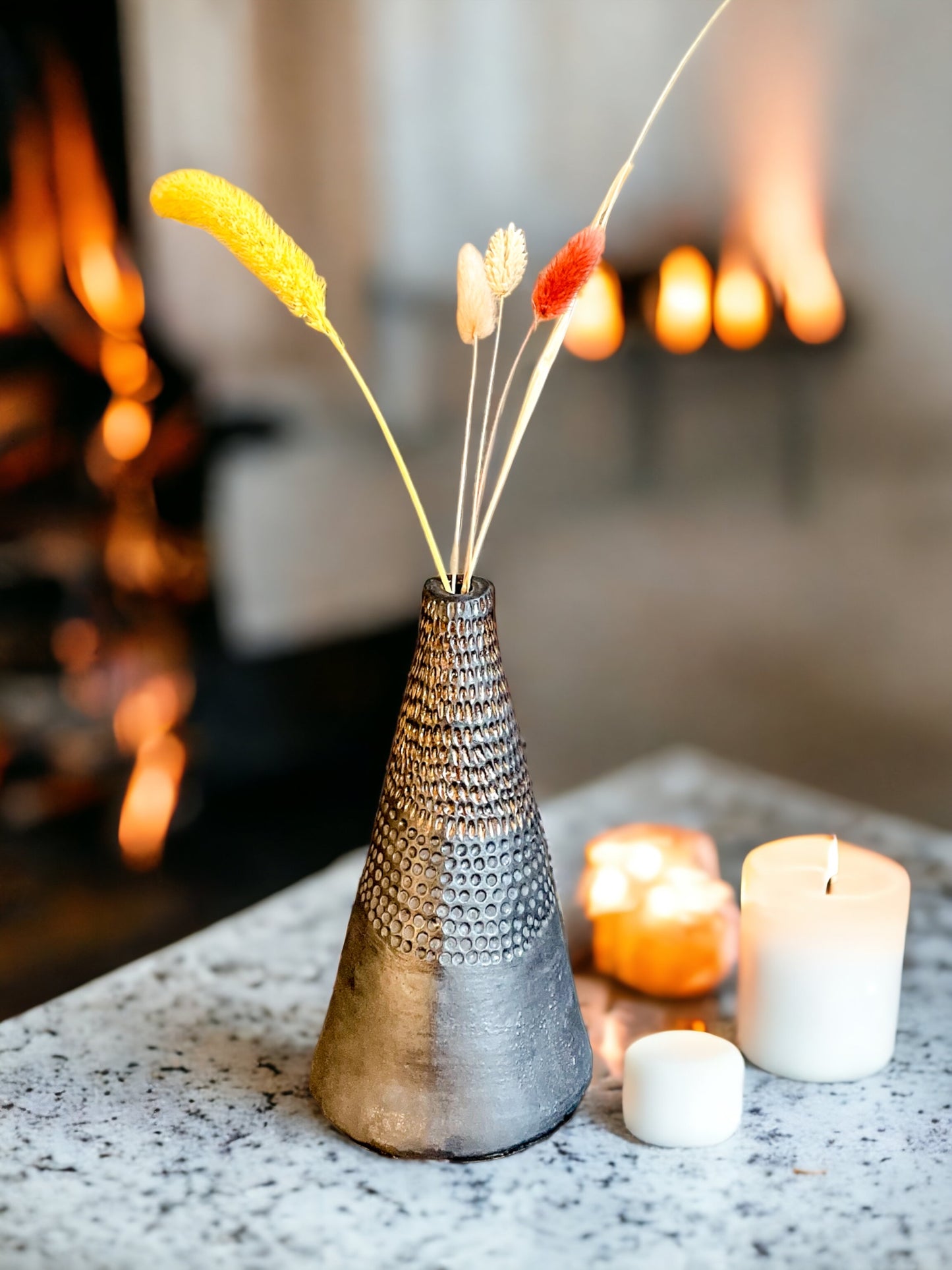 Charcoal Vase