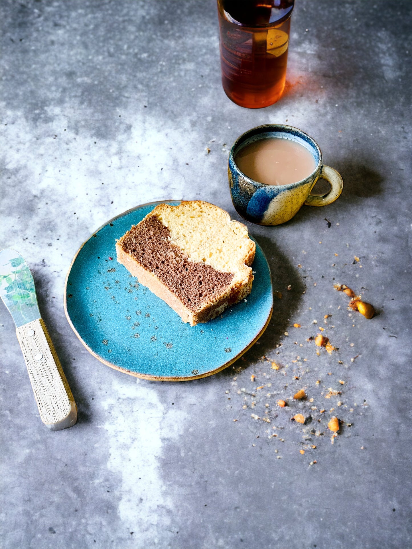 Mocha Swirl Plates - Sample Sale Collection