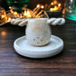 Braided Ceramic Tea Strainer & Plate