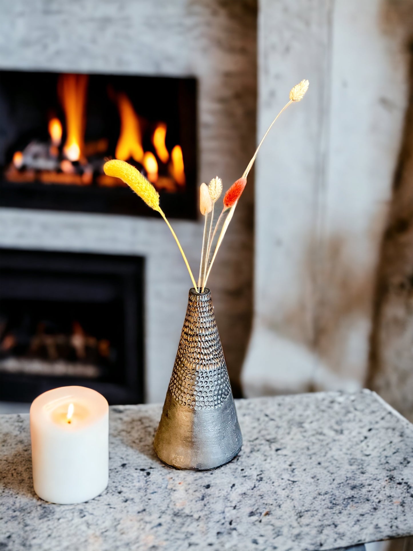 Charcoal Vase