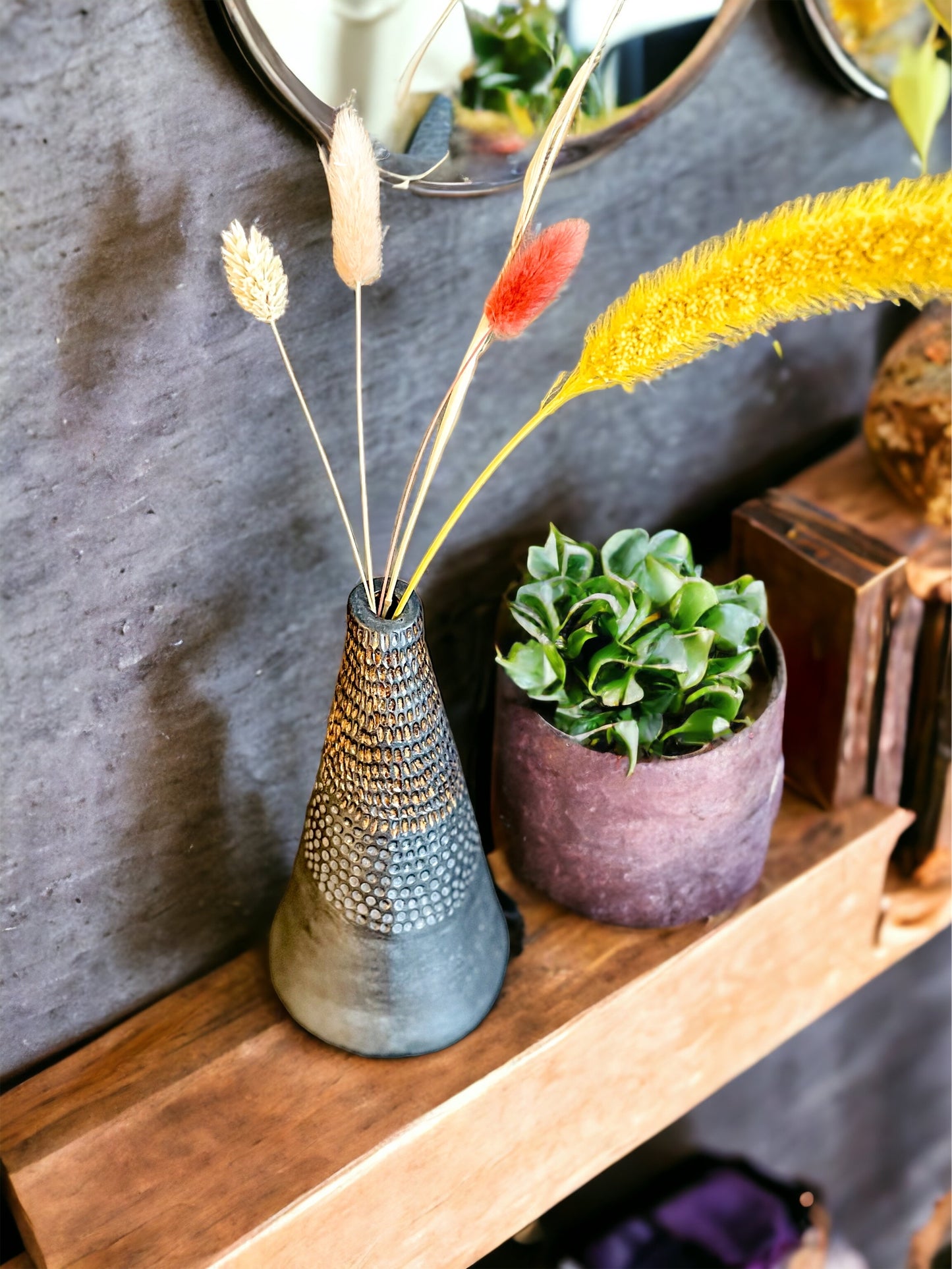 Charcoal Vase