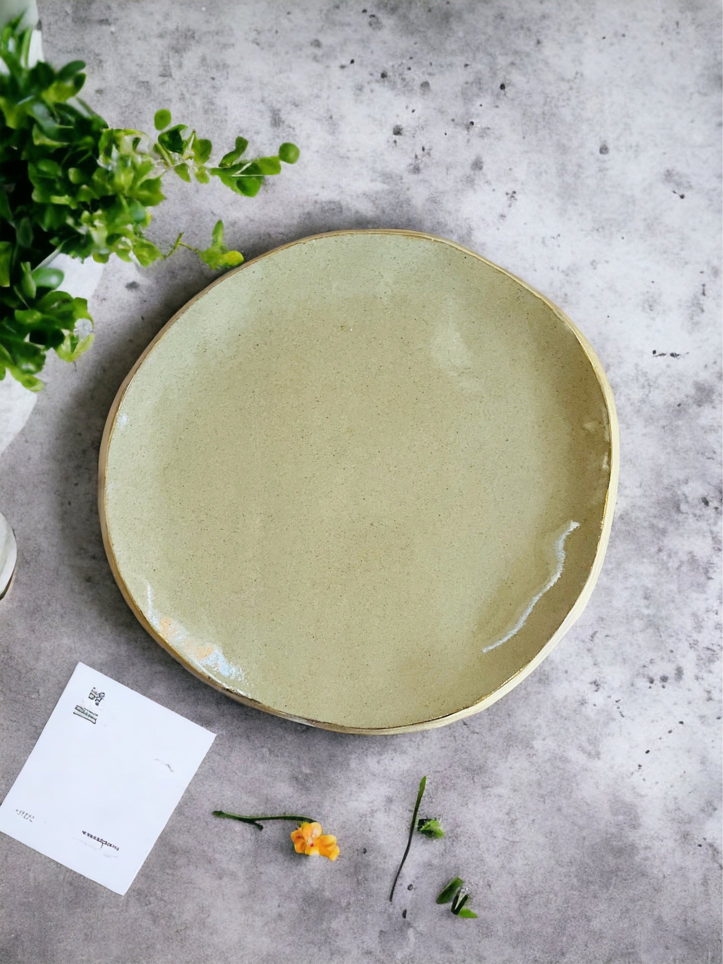 Mocha Swirl Plates - Sample Sale Collection