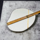 White & Gold Cheese Plate & Bowl