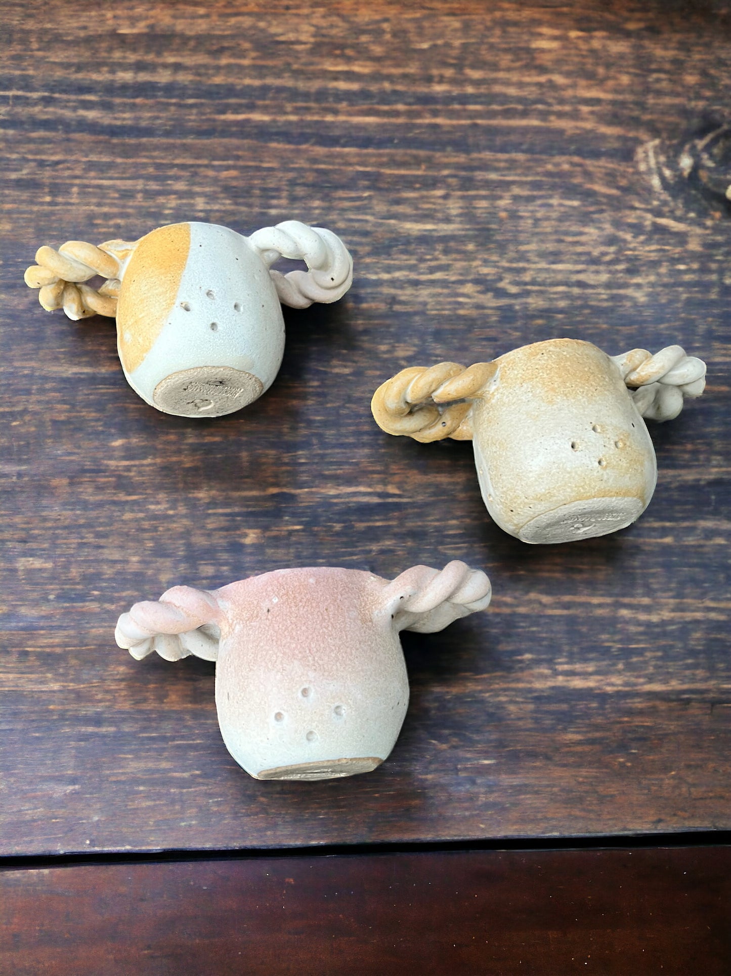 Braided Ceramic Tea Strainer & Plate