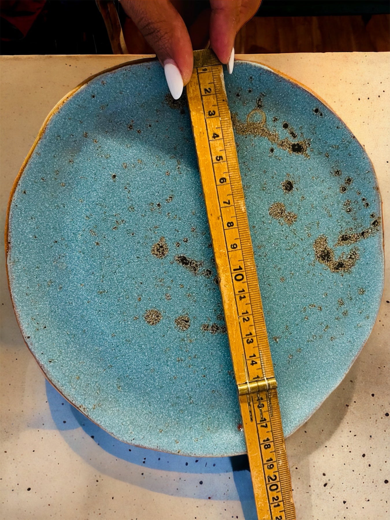 Mocha Swirl Plates - Sample Sale Collection
