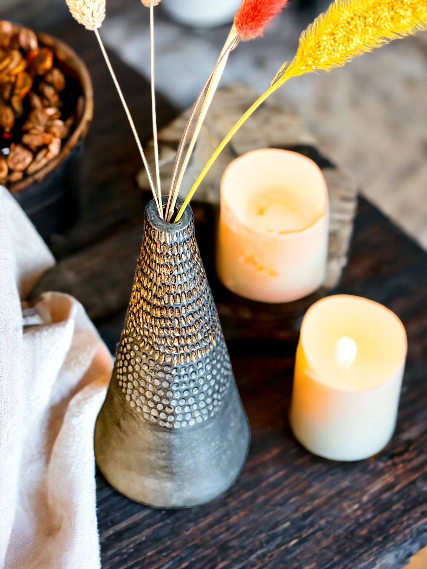 Charcoal Vase