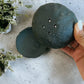 Black Raw-edged Soap Dish